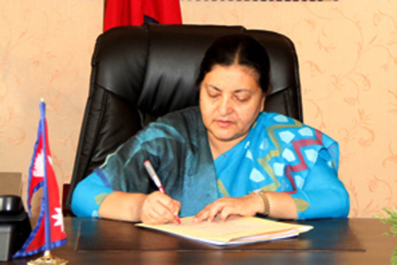 राष्ट्रपतिद्वारा संबैधानिक परिषद सम्बन्धी अध्यादेश जारी